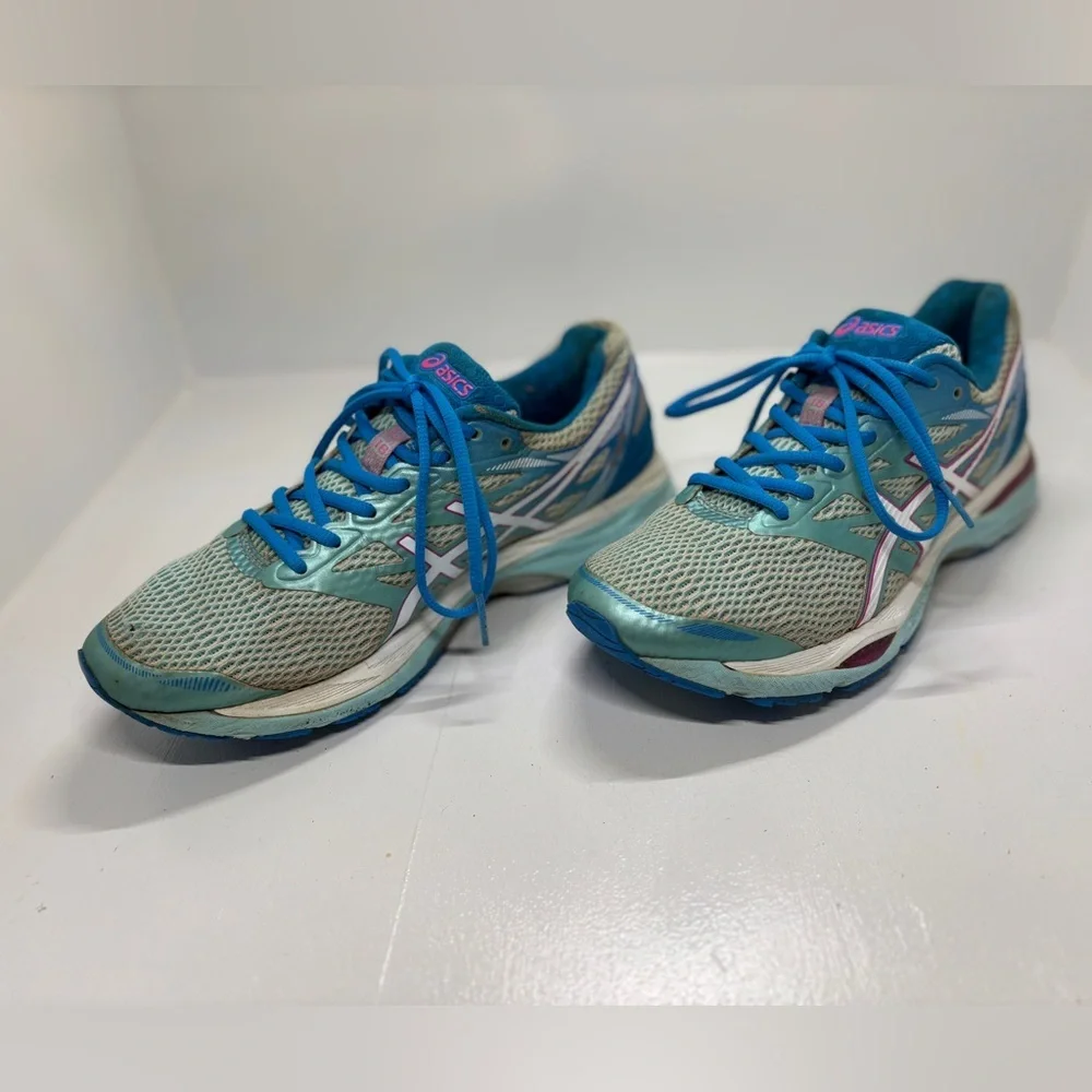 ASICS Women's Gel Cumulus 18 Blue Running Shoes size 9.5 - Picture 1 of 11